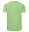 Thumbnail Lime green short sleeve crew neck T-shirt, back view.